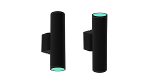 Opus Sconce RGBW Black - RGBW up & down